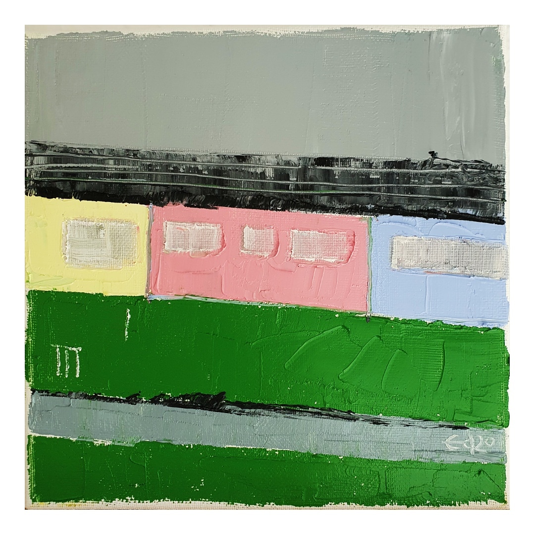 Quadrant Cricket, Oil on Canvas 2020