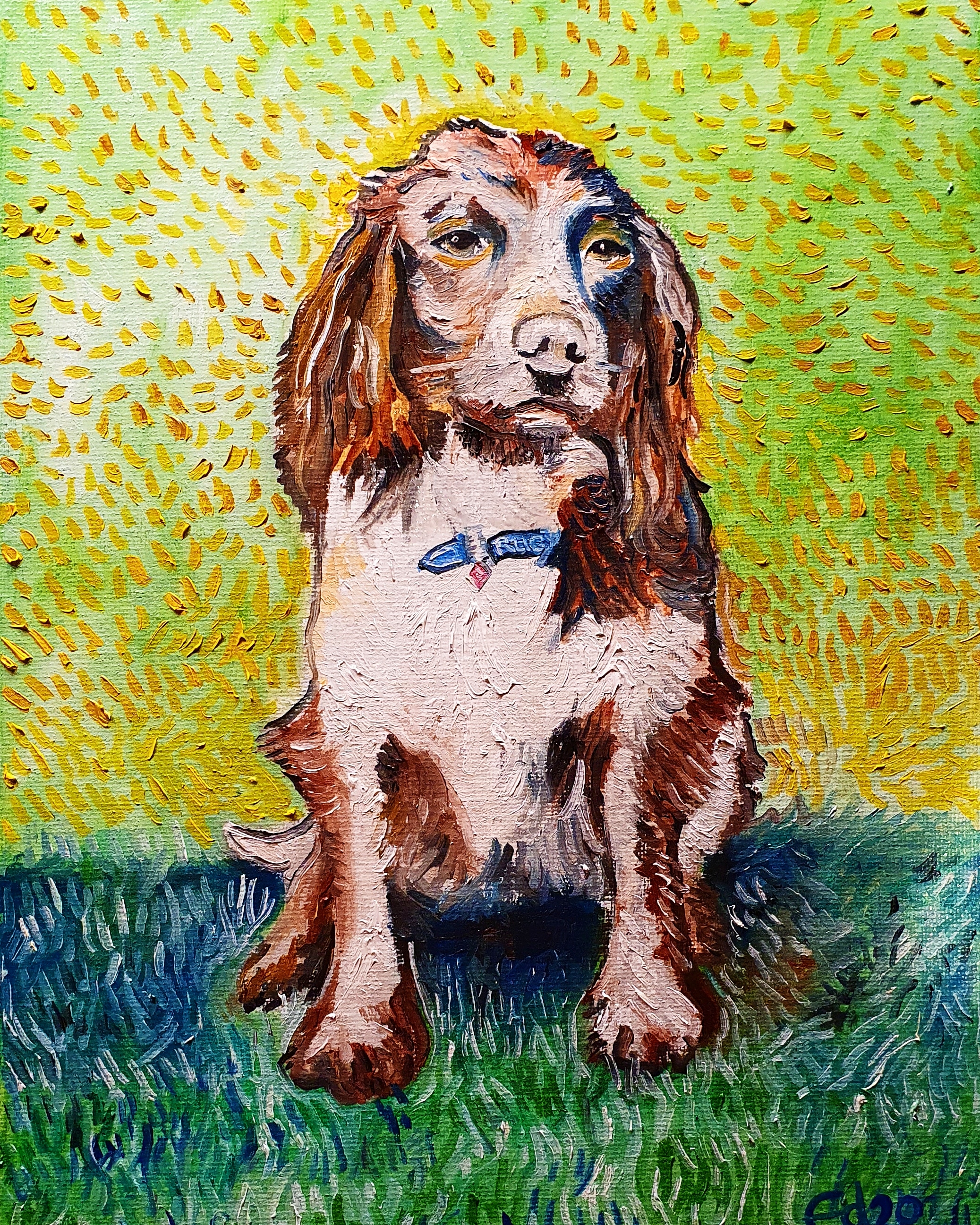 Ruby, Oil on Canvas 2020