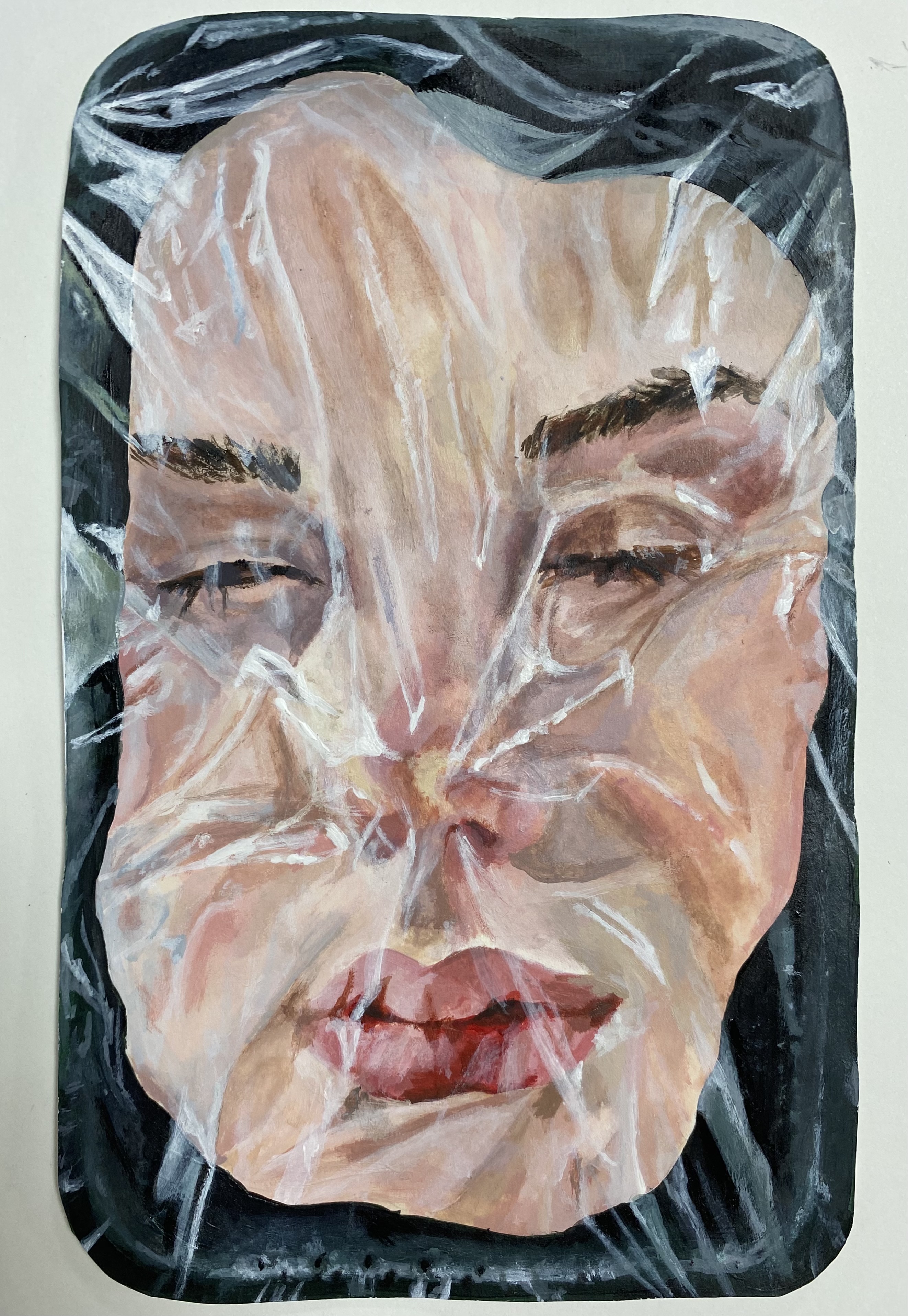 Own artwork inspired by Julia SH, part of insecurities project