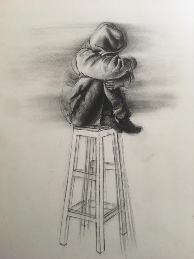 Figure drawing- charcoal