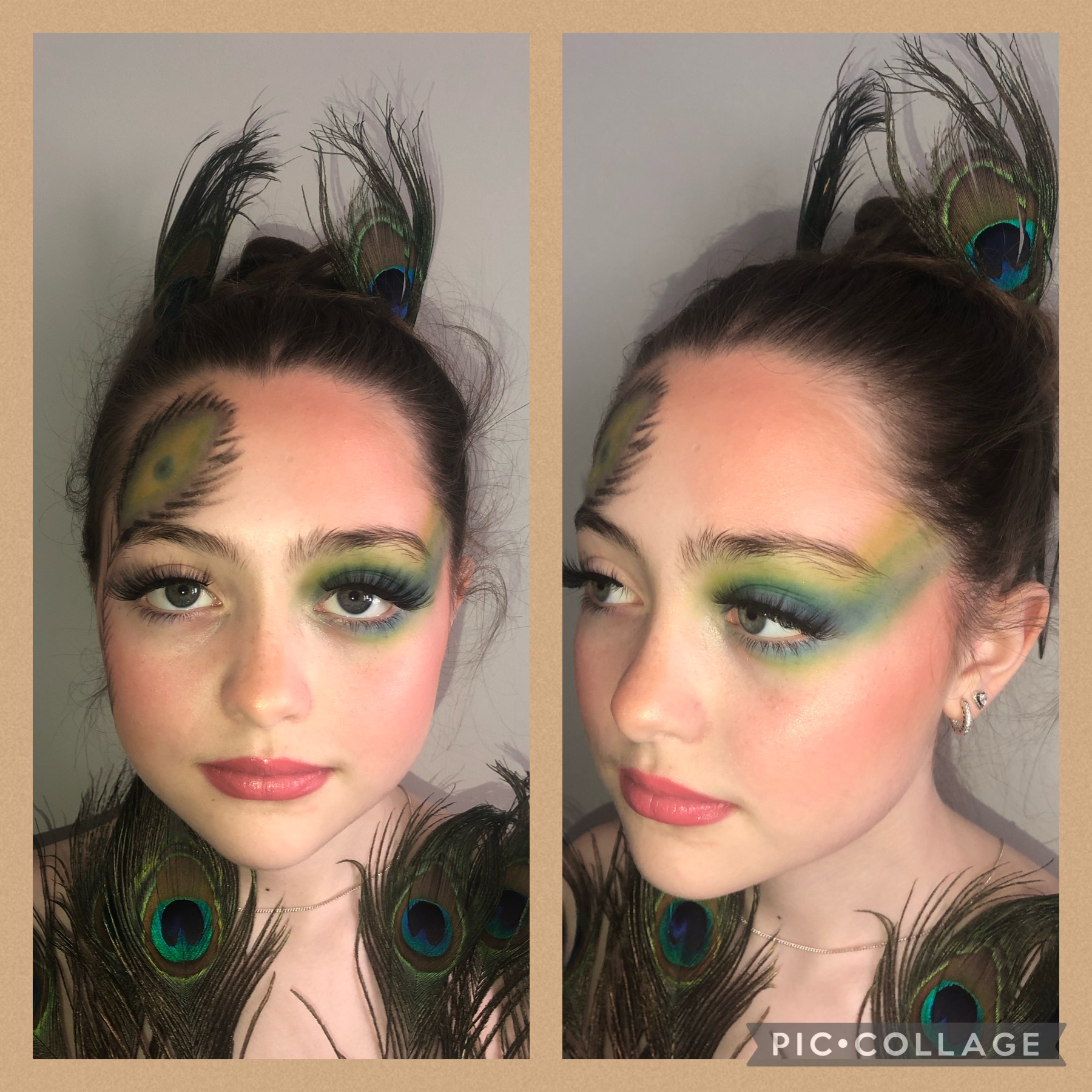 Creative Makeup done by me during my studies at Level 2 Media Makeup.