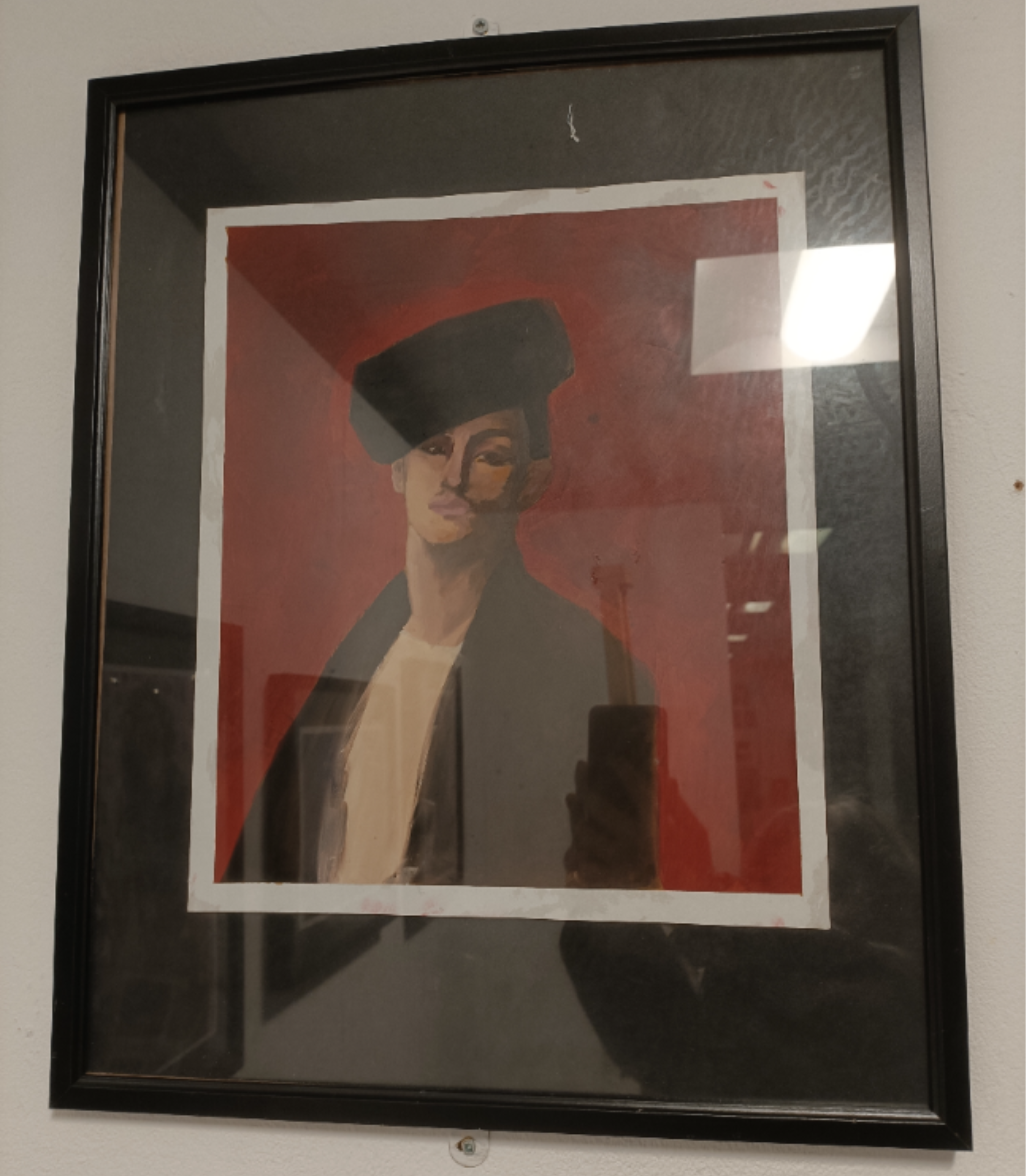 This oil painting is an emulation of John singer Sargents painting of Albert de Belleroche, this is the first oil painting I did and it made me fall in love with the medium.