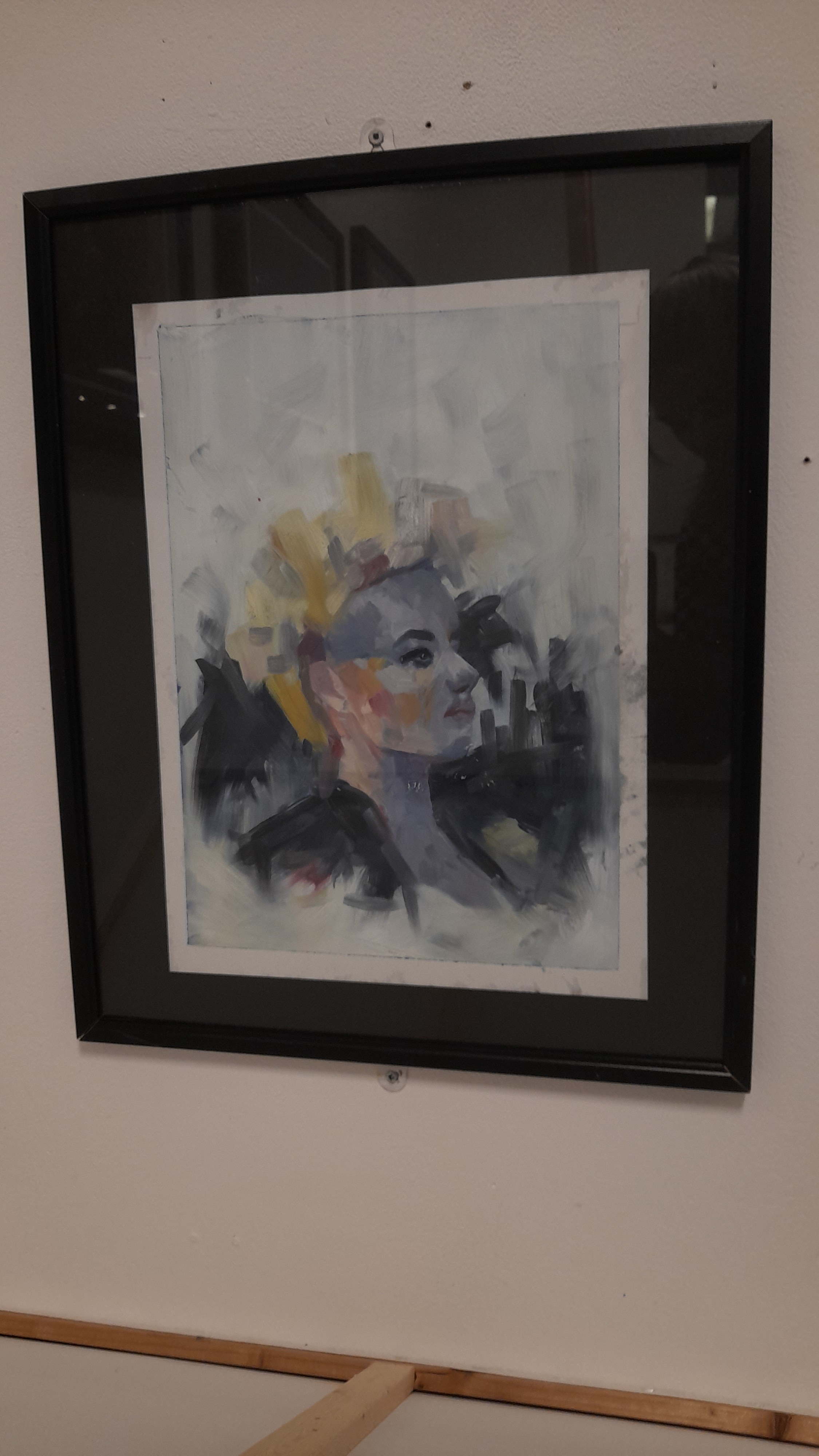 This piece is a transcription of a piece by the contemporary artist Sammira Addo, I really enjoyed working with bright colours in this piece as that’s something I’d never done with oils previously.