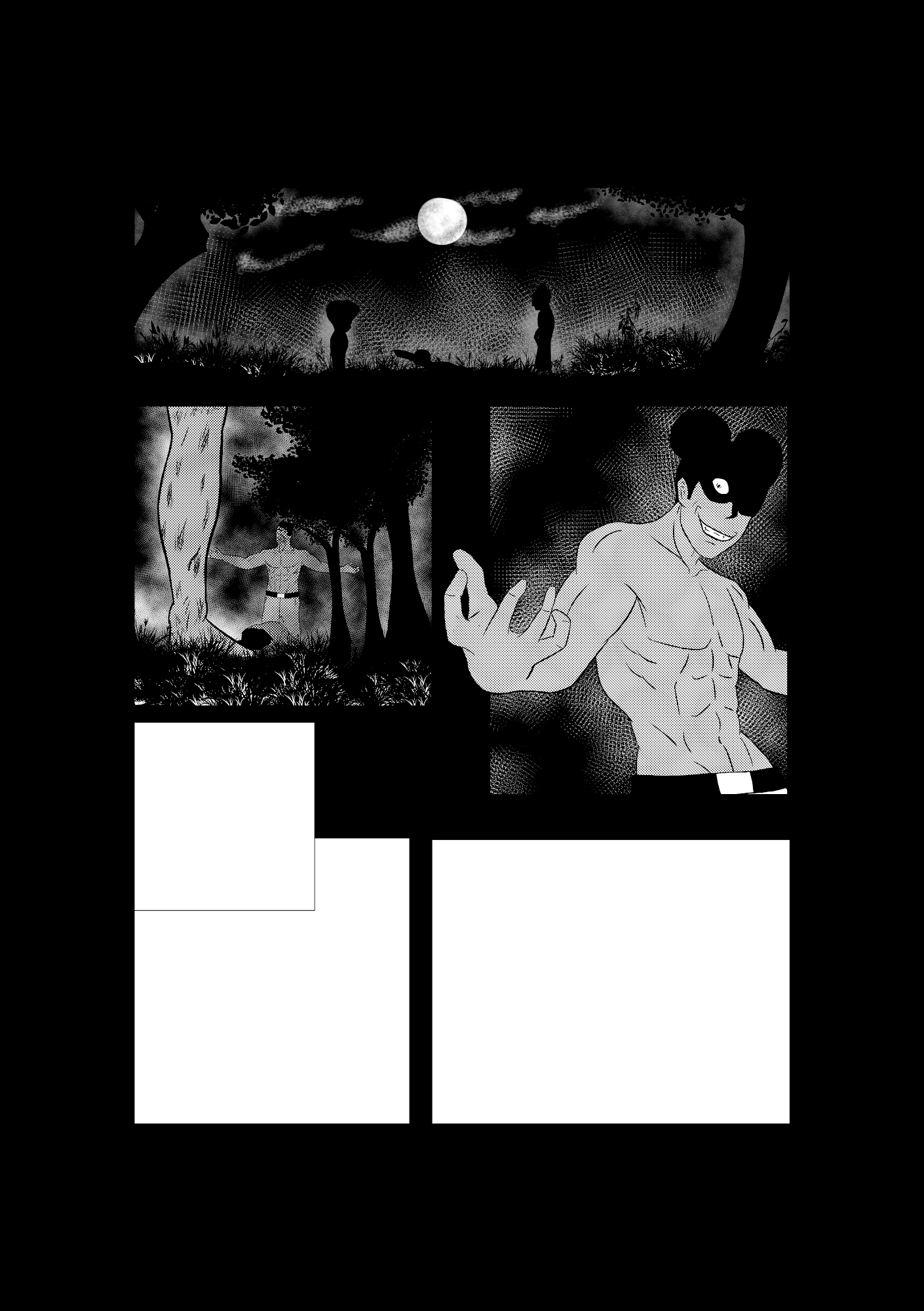 Re-imagining my opening scene from my novel Howler as a manga 😍