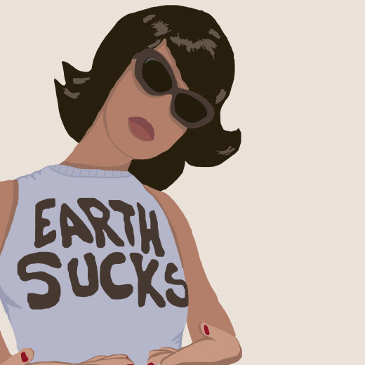 A 60s inspired illustration