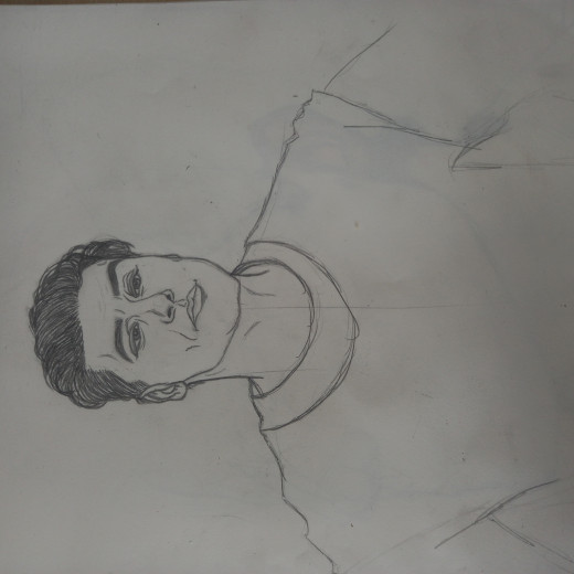 Here's my new Mark Spector drawing, took me 3 days to finnish, did all the detail on the face as its a style i do sometimes, as less detail on the body, brings more attention to the face, emotions and the feelings shown. Very happy with the results