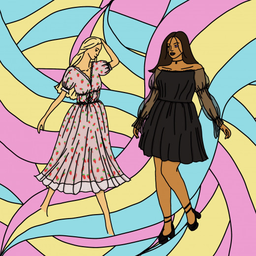 A 70s inspired illustration